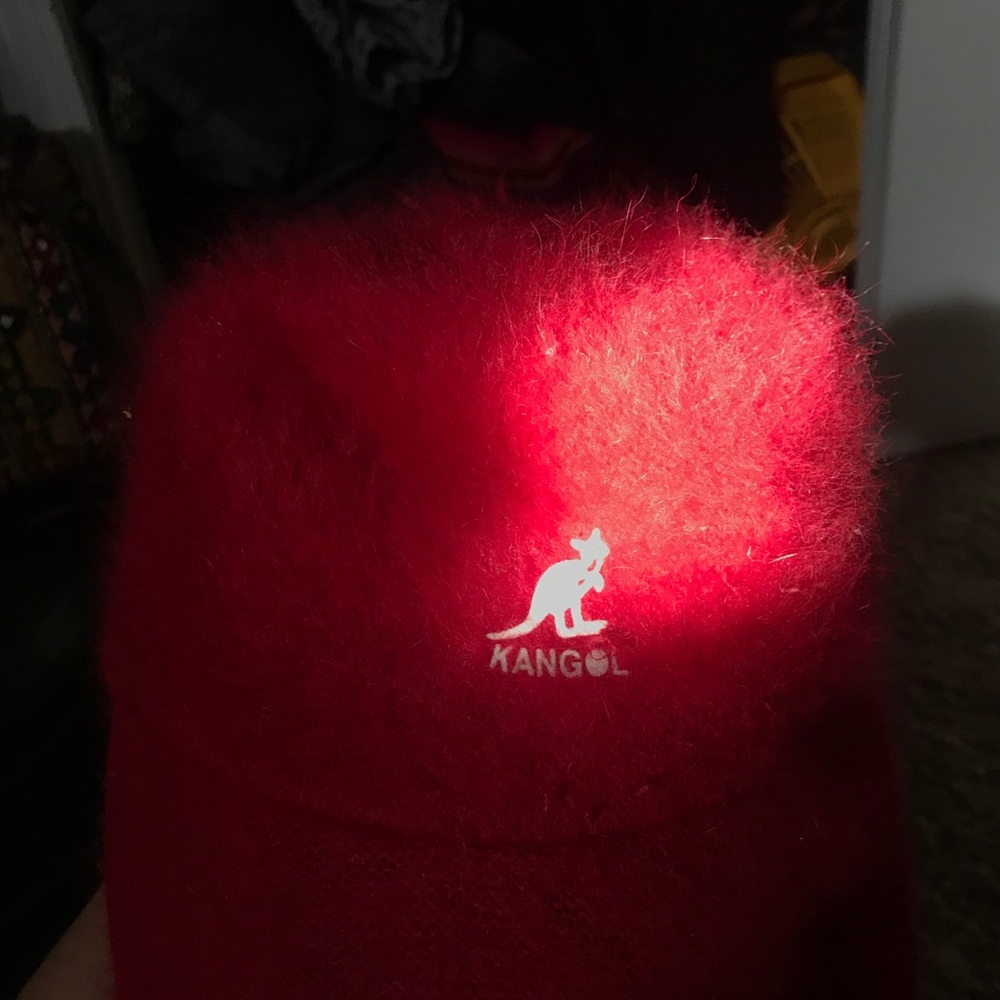 Red Angora Kangol Hat